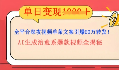 全平台深夜文案新风口：DeepSeek生成百万播放量金句，治愈系内容涨粉速度快4倍-轻创终点站